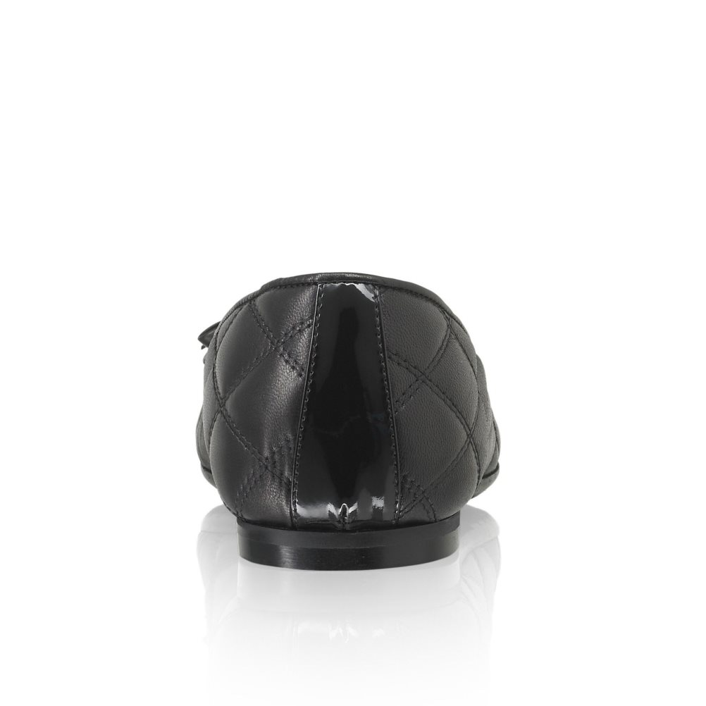 Dámské Baleríny Russell & Bromley Charming Quilted Černé | CZ-84673H