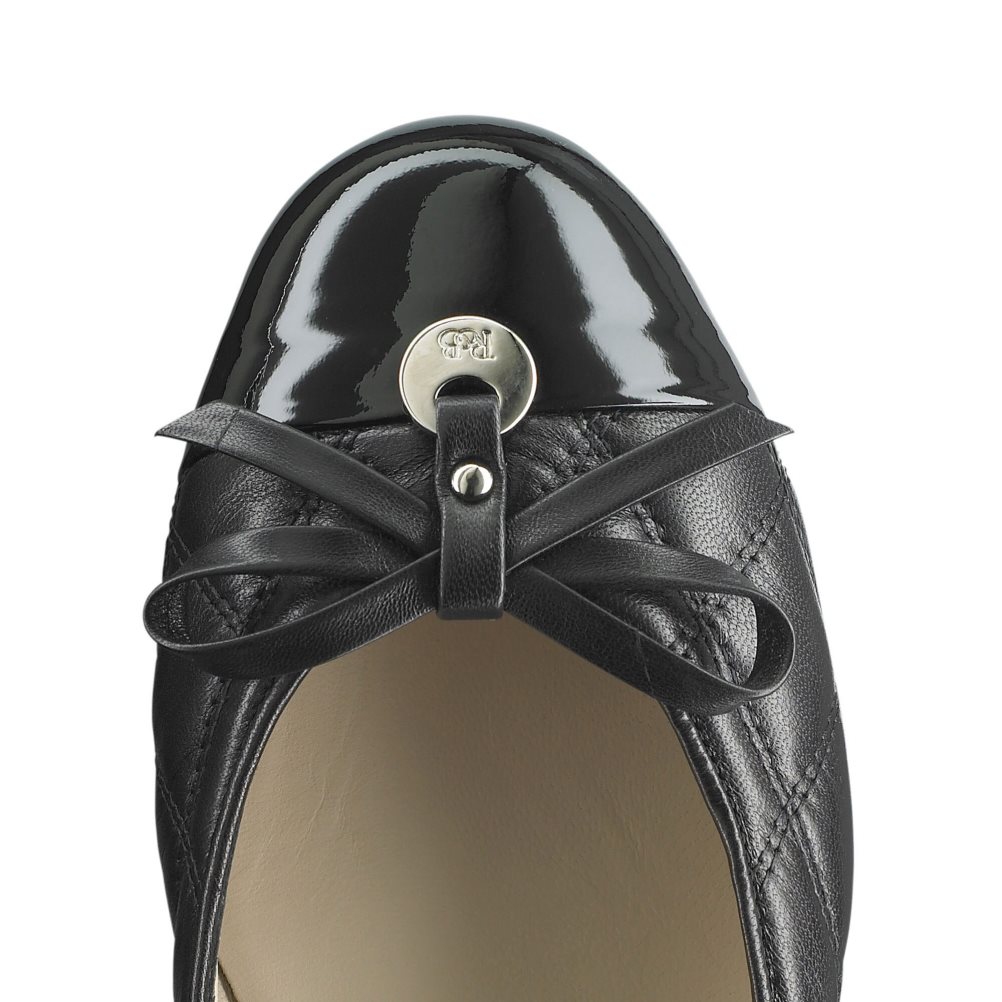 Dámské Baleríny Russell & Bromley Charming Quilted Černé | CZ-84673H