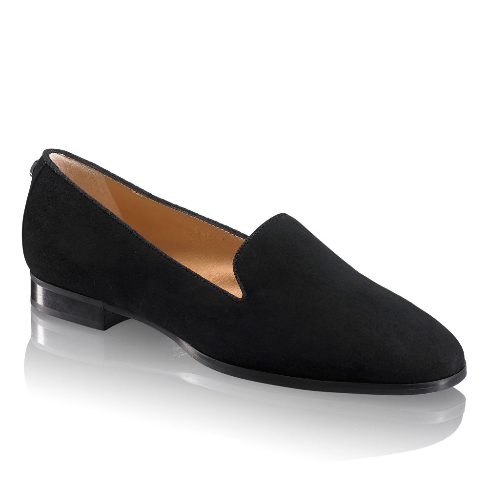 Dámské Baleríny Russell & Bromley Smoking Šaty Černé | CZ-46329H