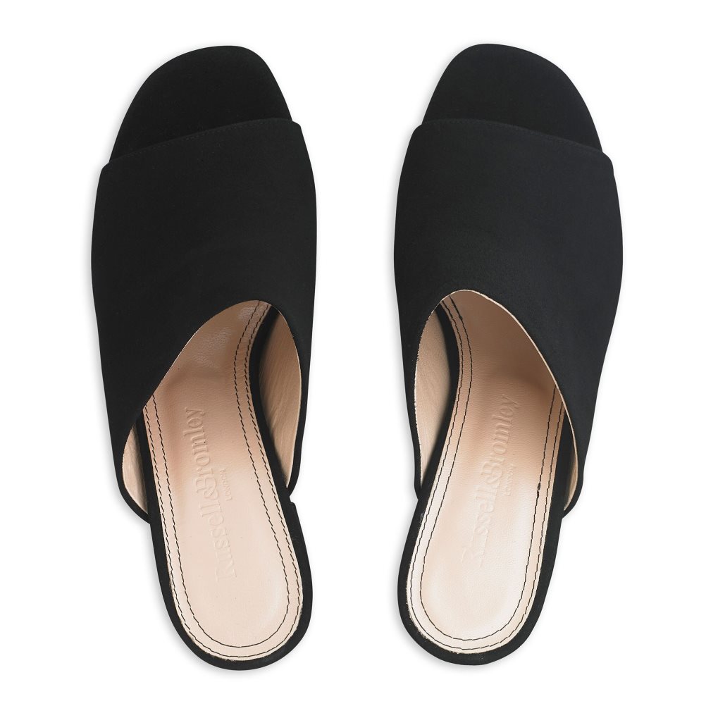 Dámské Boty Mules Russell & Bromley Topmule Platformy Černé | CZ-96071R