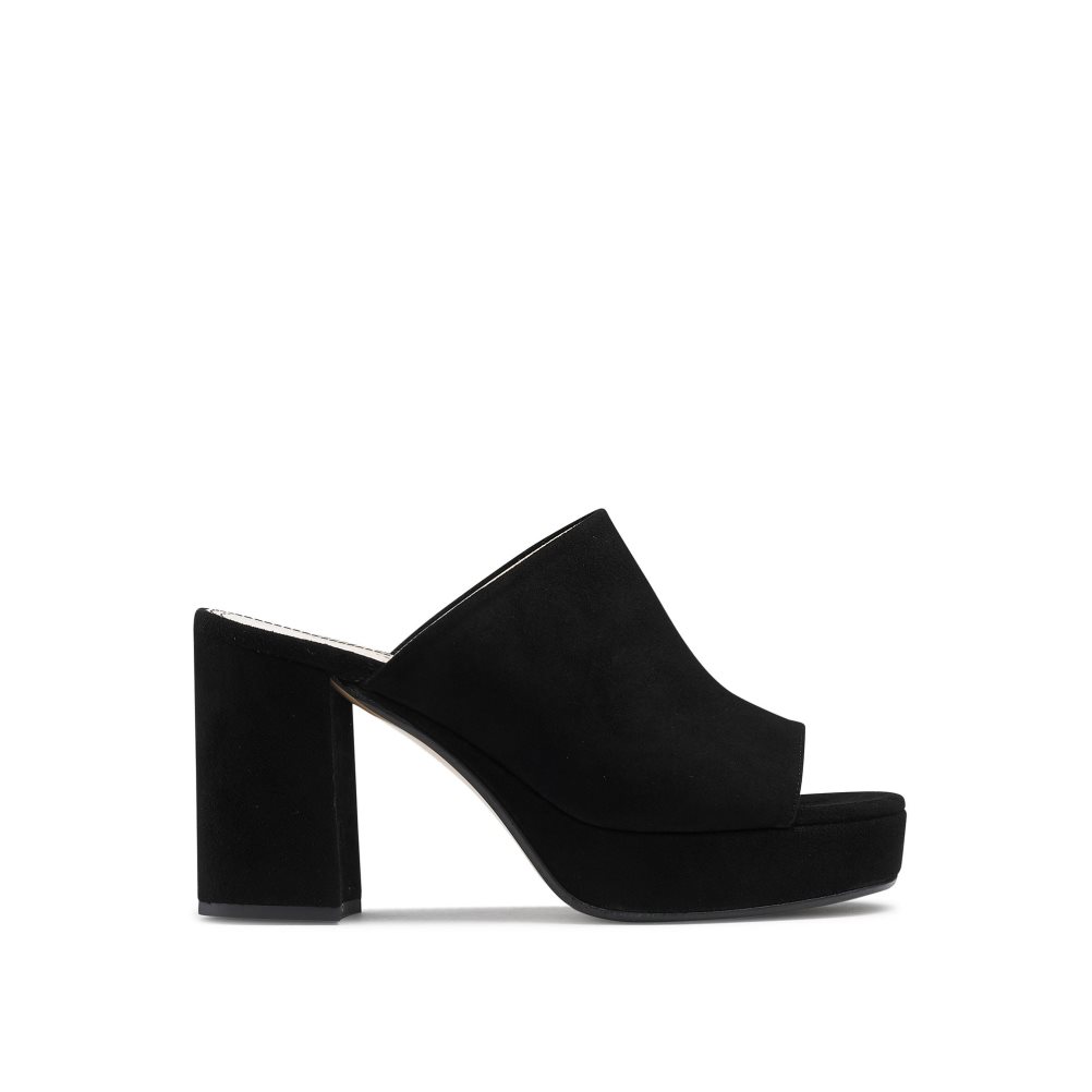 Dámské Boty Mules Russell & Bromley Topmule Platformy Černé | CZ-96071R