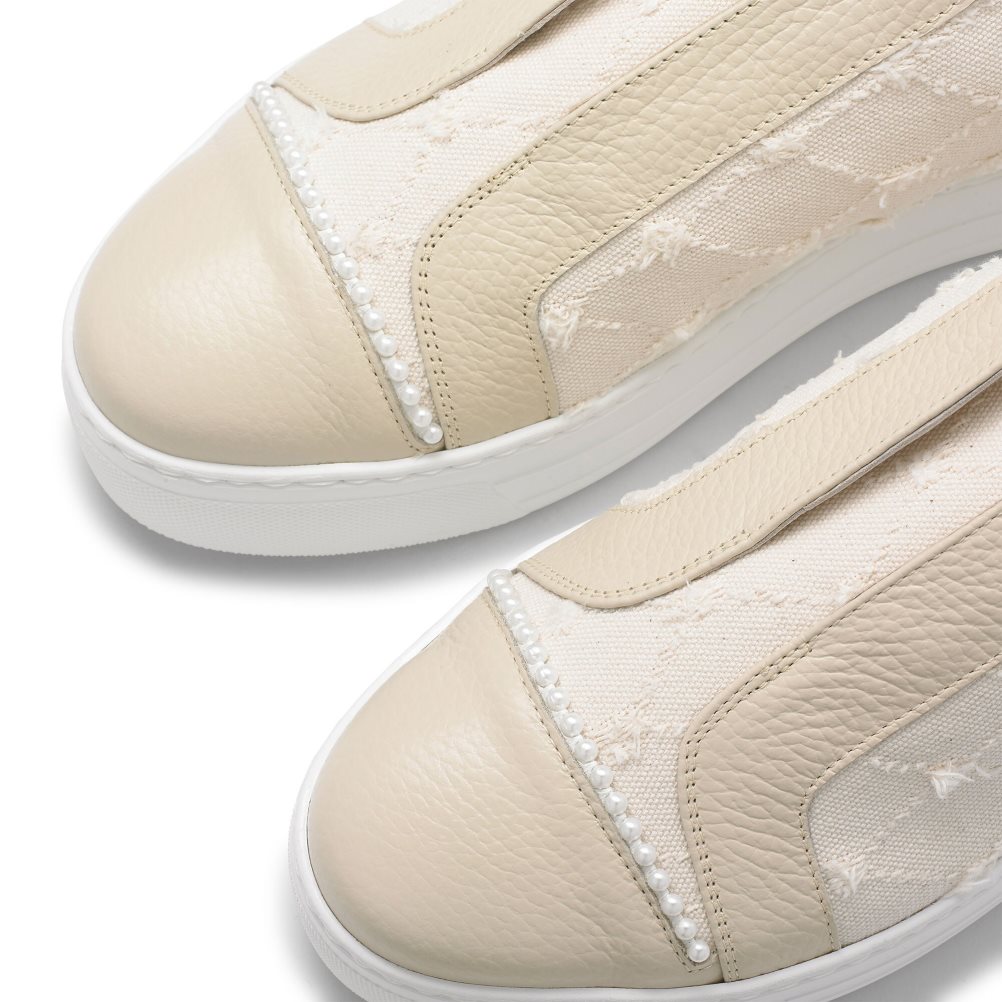 Dámské Boty Na Platformy Russell & Bromley Seawalk Laceless Béžový | CZ-14062Y