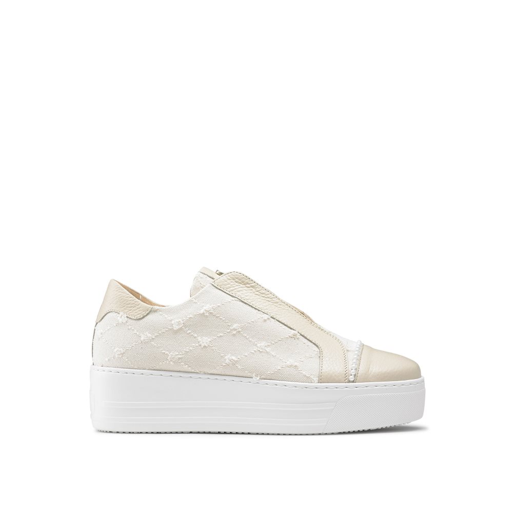 Dámské Boty Na Platformy Russell & Bromley Seawalk Laceless Béžový | CZ-14062Y