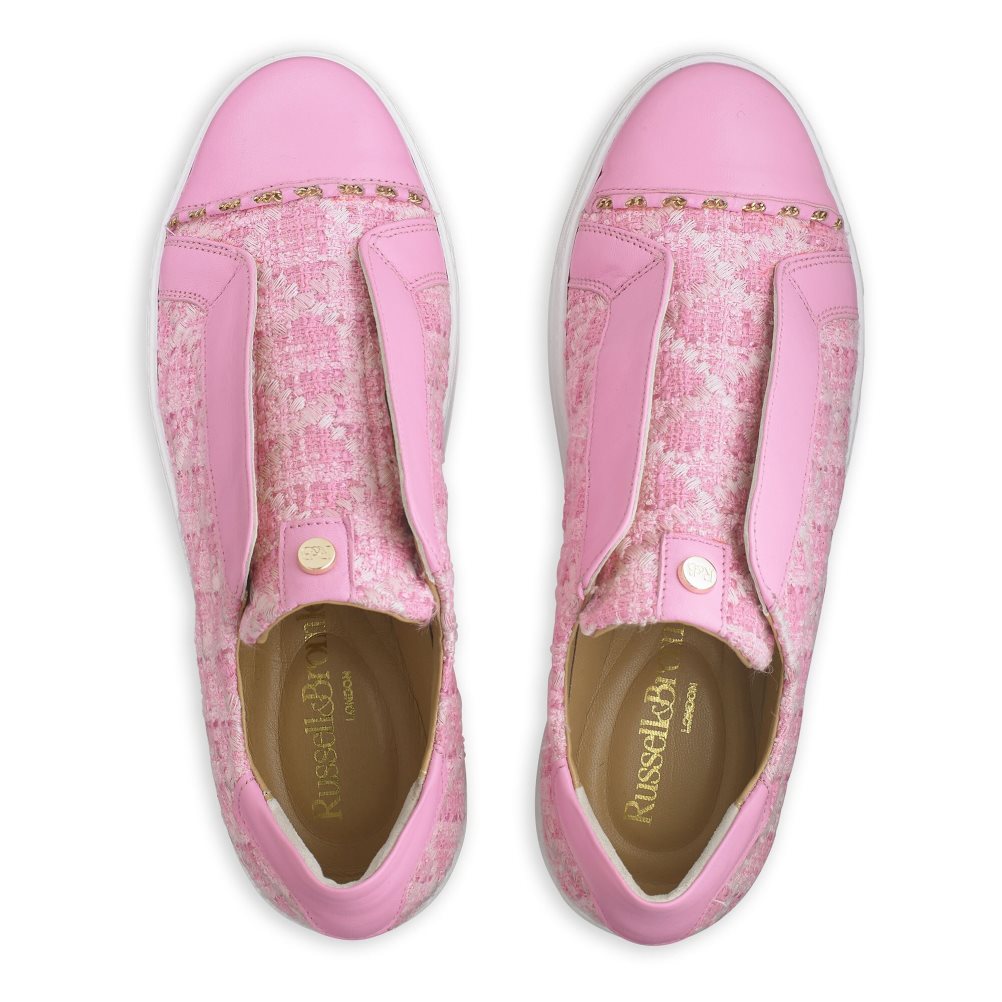 Dámské Boty Na Platformy Russell & Bromley Seawalk Laceless Růžové | CZ-51462W