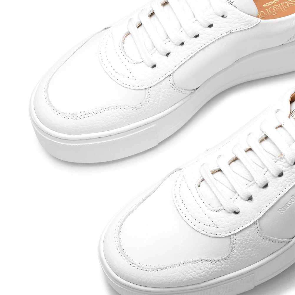 Dámské Boty Na Platformy Russell & Bromley Park Krajkové Krajkové-up Bílé | CZ-58792D