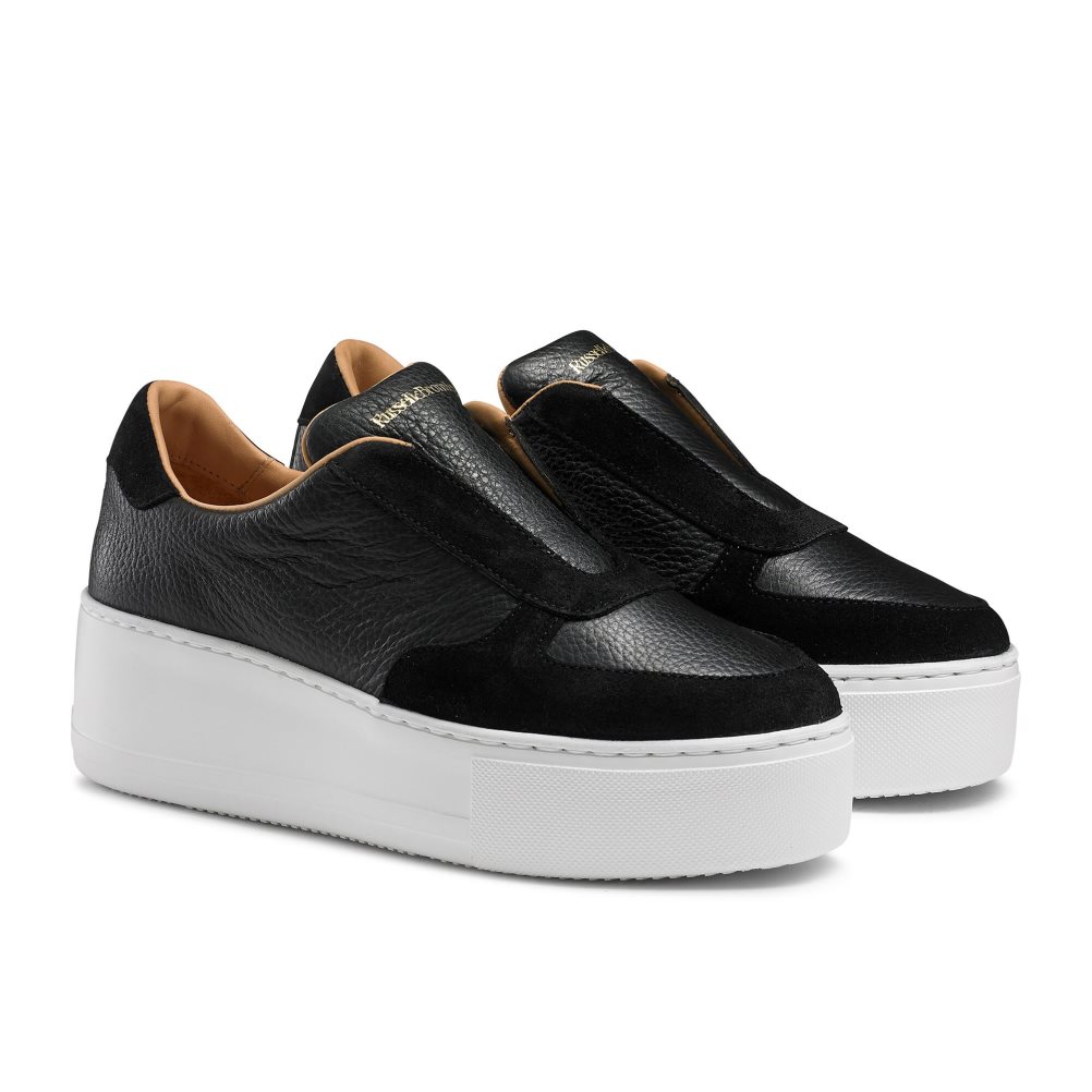 Dámské Boty Na Platformy Russell & Bromley Park Ave Laceless Černé | CZ-89254C