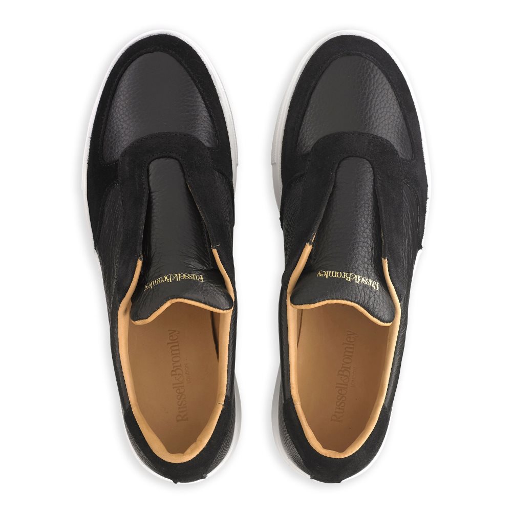 Dámské Boty Na Platformy Russell & Bromley Park Ave Laceless Černé | CZ-89254C