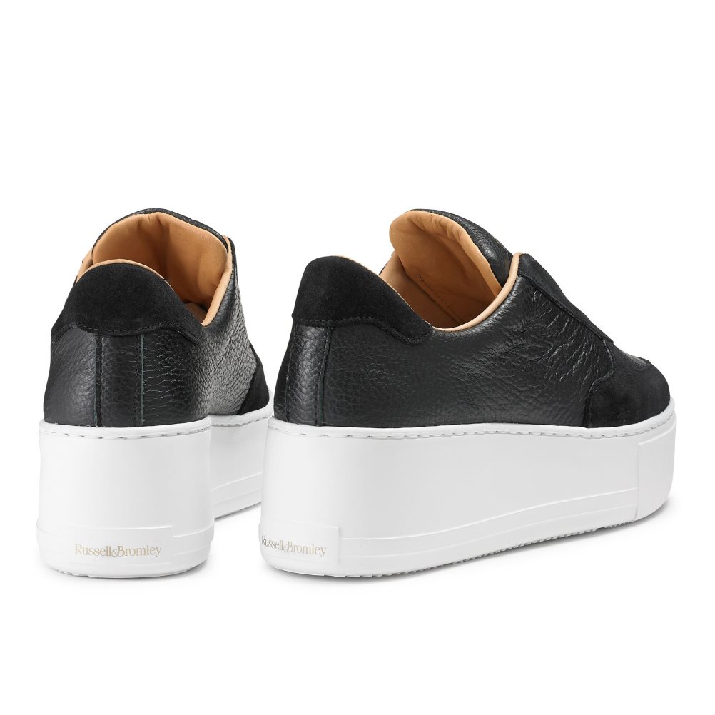 Dámské Boty Na Platformy Russell & Bromley Park Ave Laceless Černé | CZ-89254C