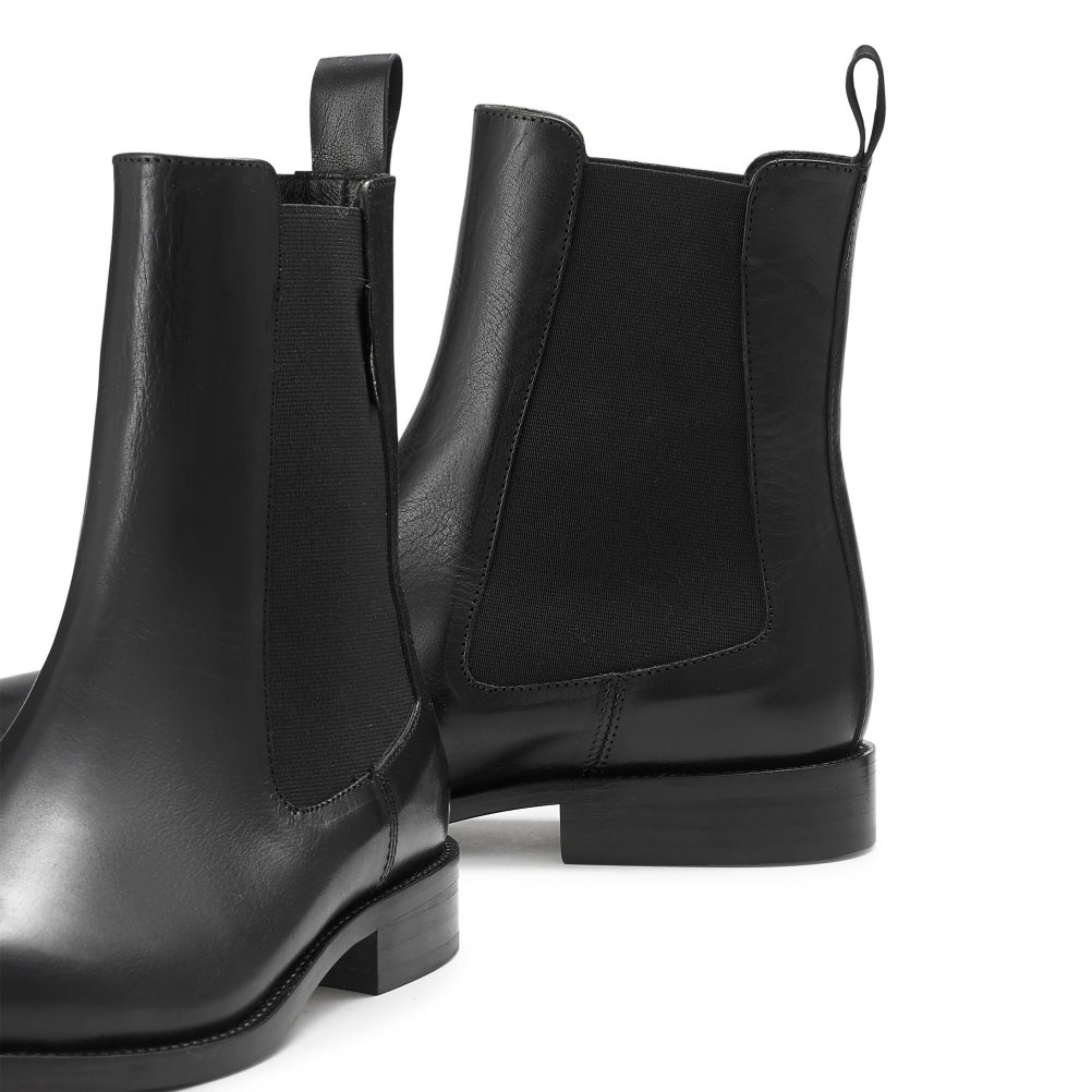 Dámské Chelsea Boty Russell & Bromley Belgravia Černé | CZ-02785S