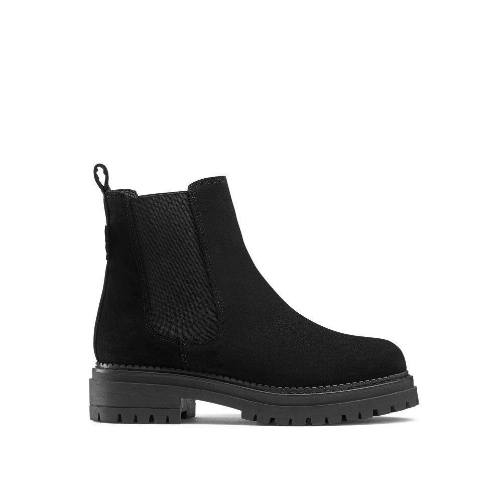 Dámské Chelsea Boty Russell & Bromley Company Combat Černé | CZ-05731V