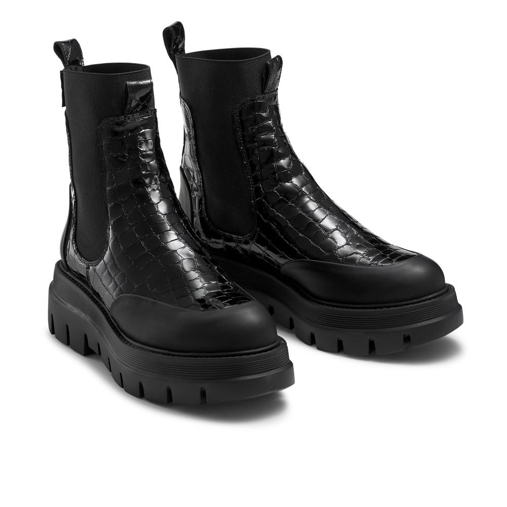Dámské Chelsea Boty Russell & Bromley Conquer Černé | CZ-49586E