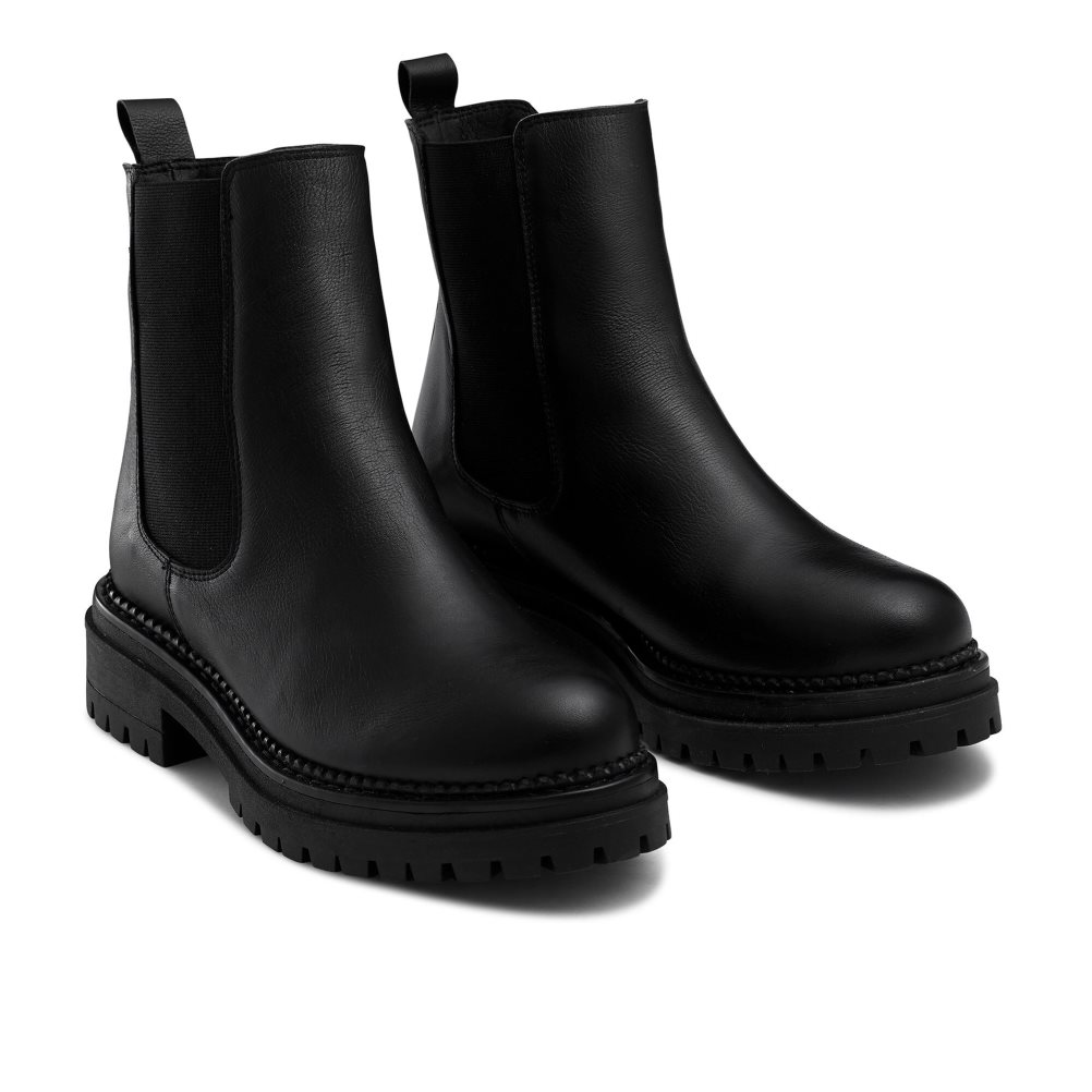 Dámské Chelsea Boty Russell & Bromley Company Combat Černé | CZ-58216S