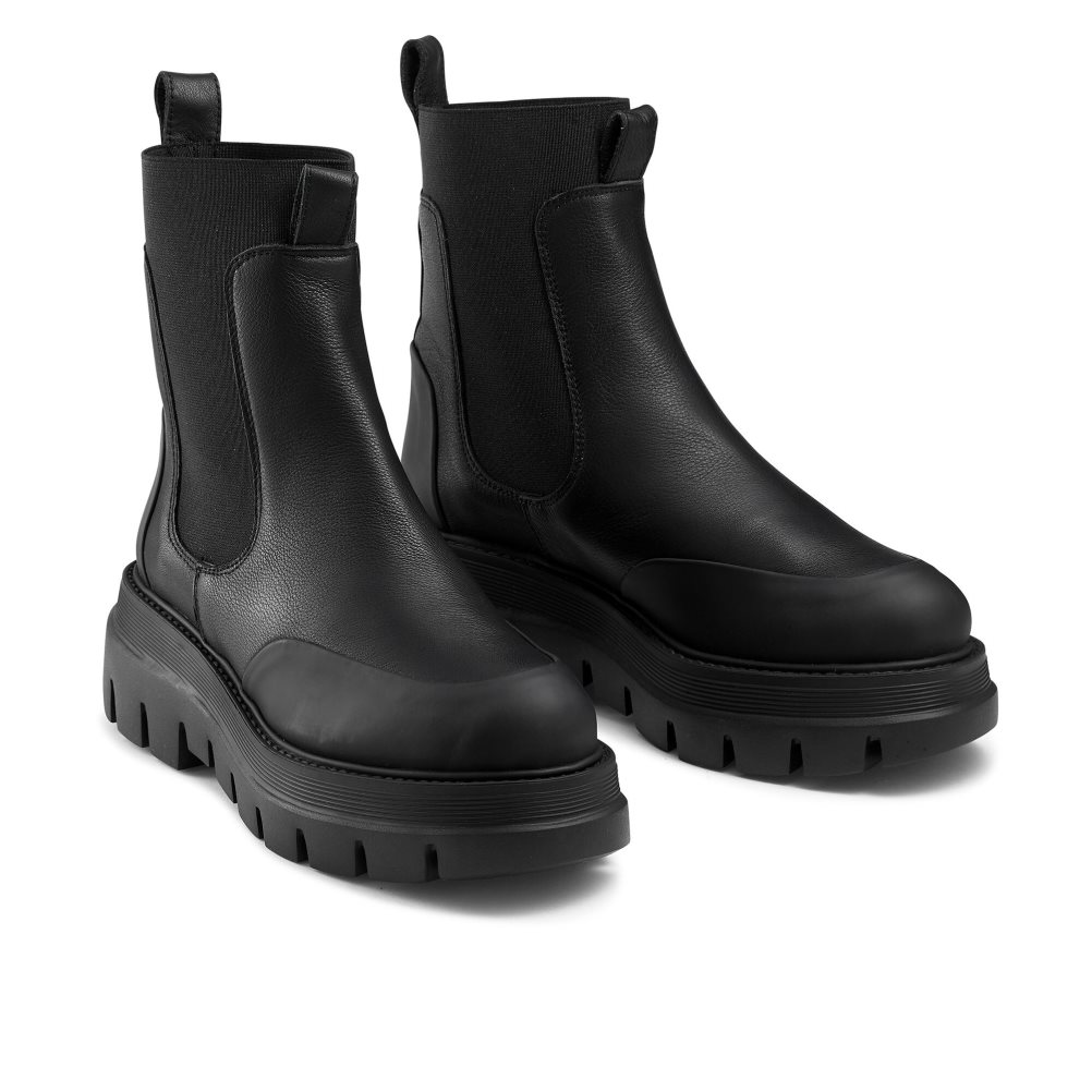 Dámské Chelsea Boty Russell & Bromley Conquer Černé | CZ-69283E