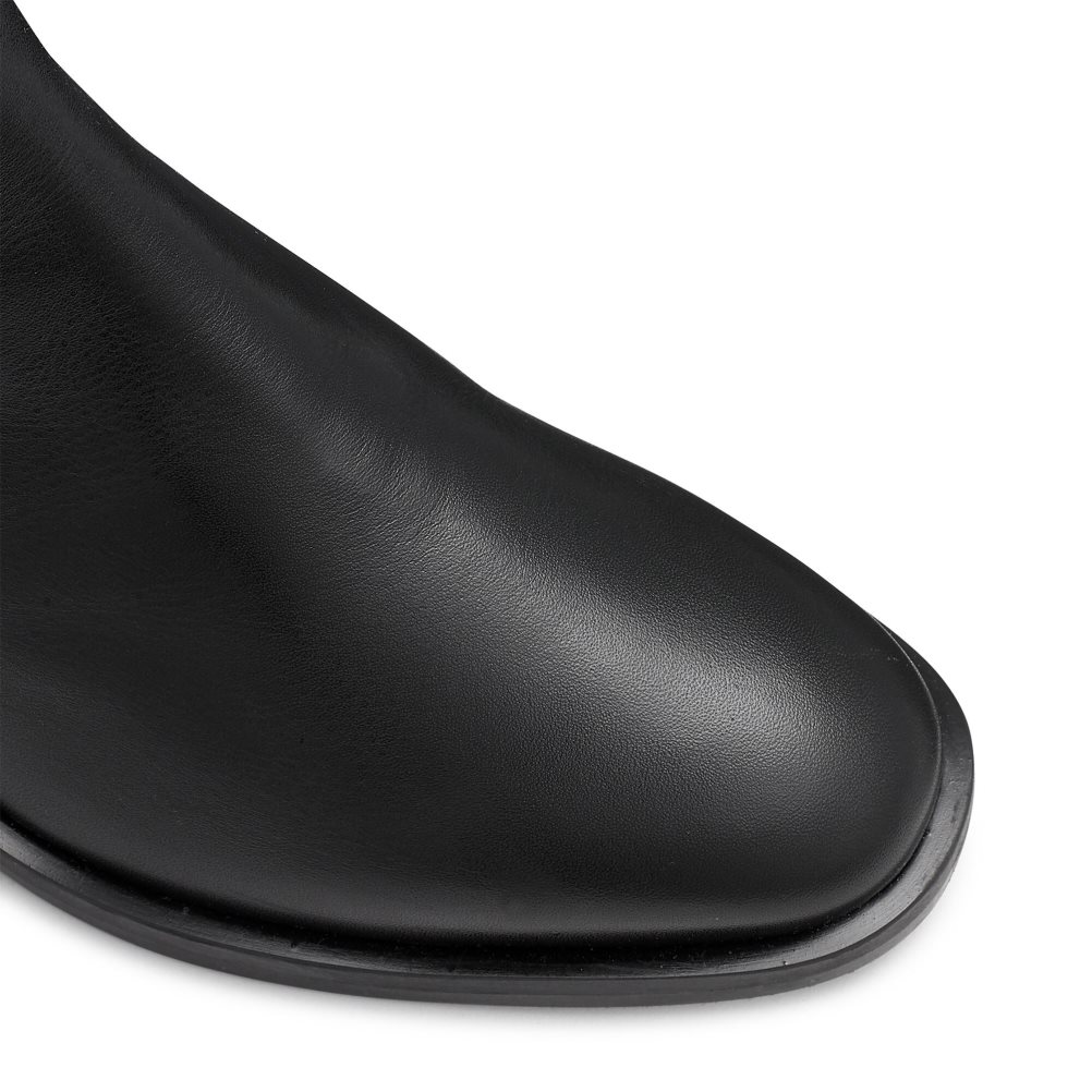 Dámské Chelsea Boty Russell & Bromley Gallop Heel Clip Černé | CZ-87912A