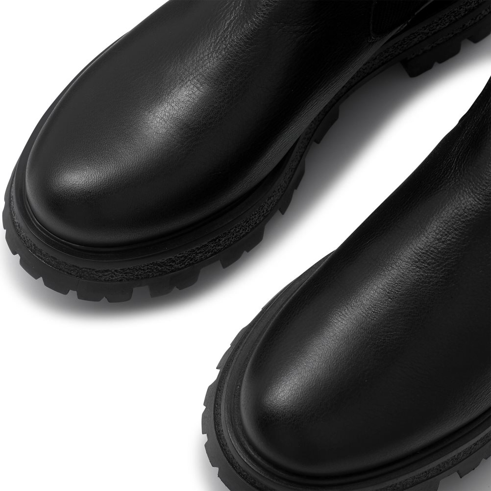Dámské Chelsea Boty Russell & Bromley Max Extended Černé | CZ-38249J