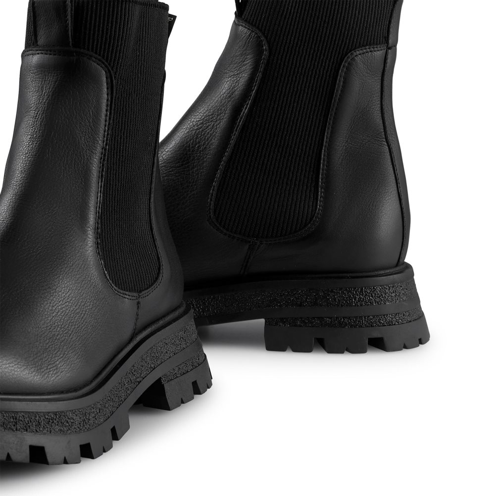 Dámské Chelsea Boty Russell & Bromley Max Extended Černé | CZ-38249J