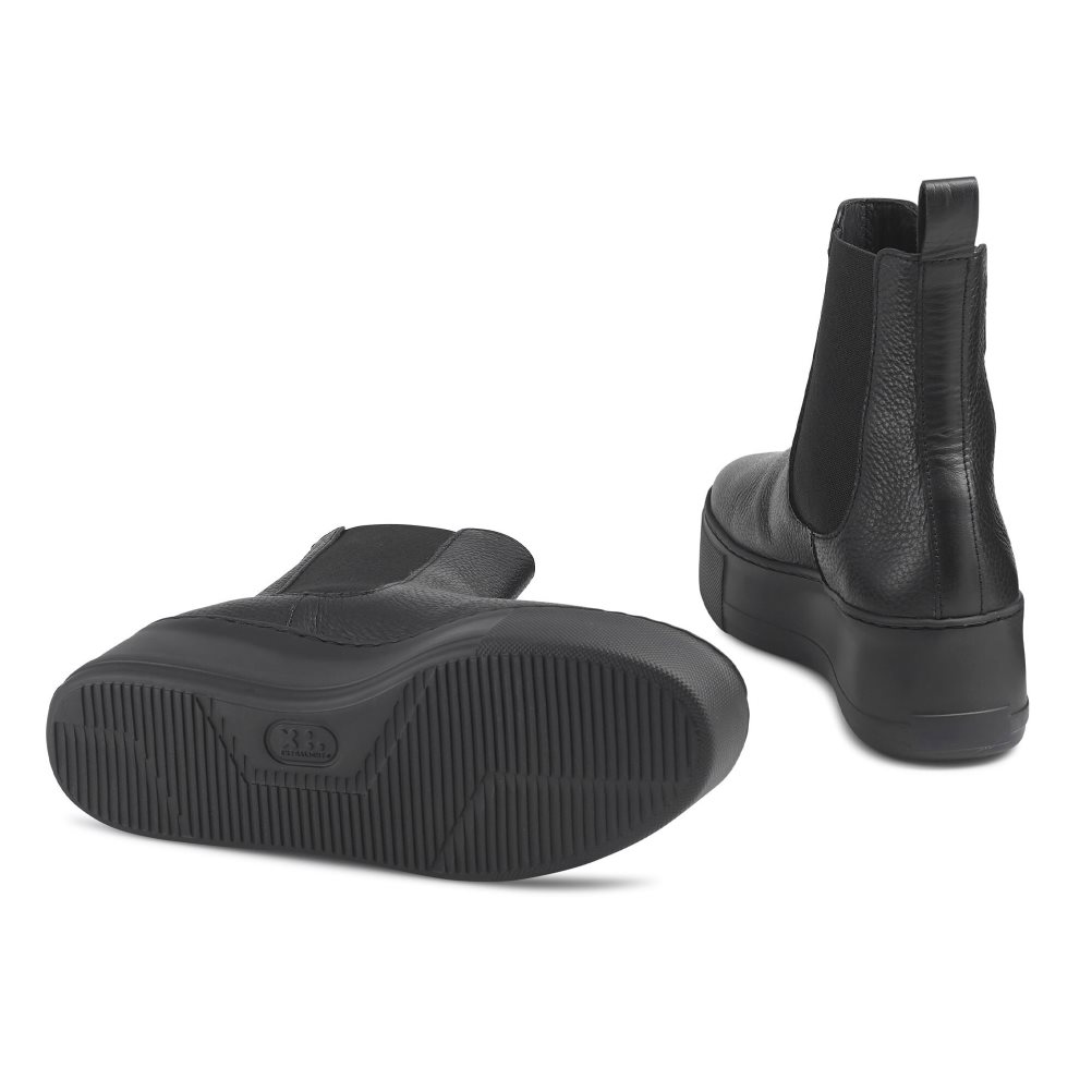Dámské Chelsea Boty Russell & Bromley Park Way Černé | CZ-01845Z