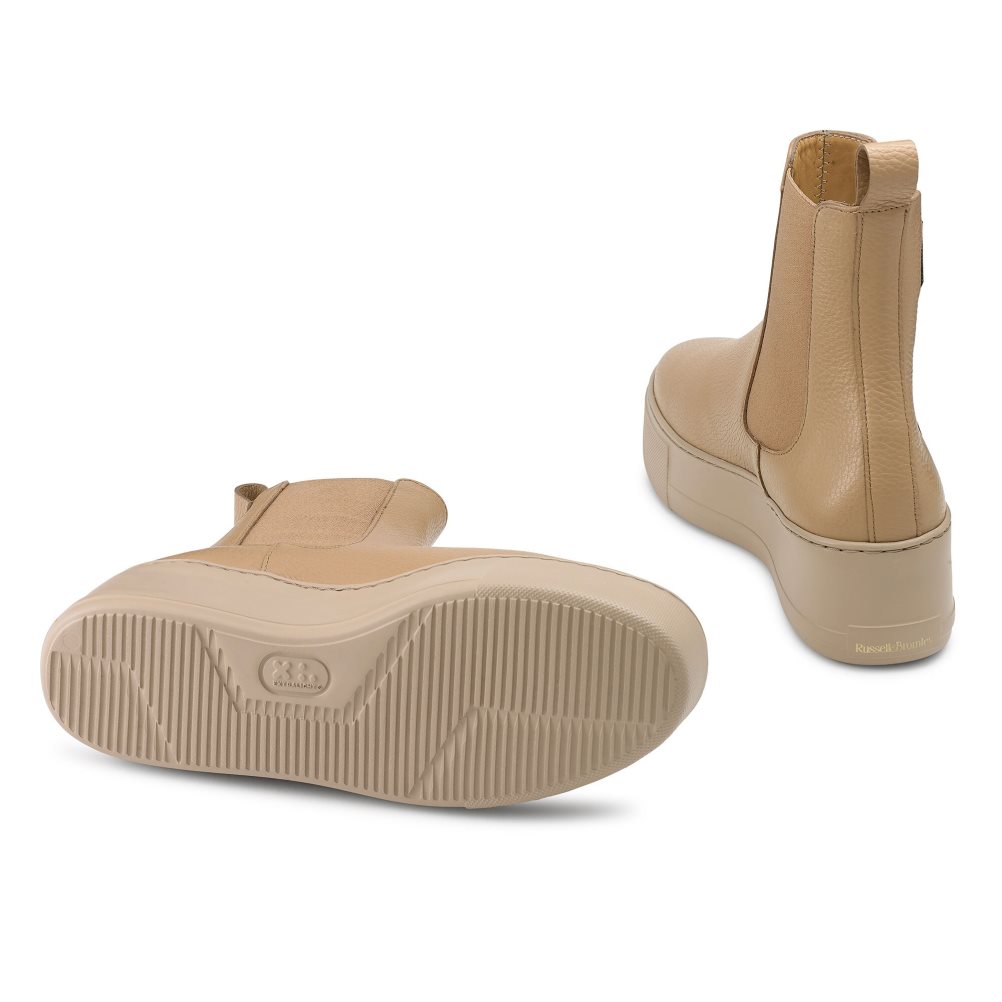 Dámské Chelsea Boty Russell & Bromley Park Way Světle Hnědé | CZ-76230B