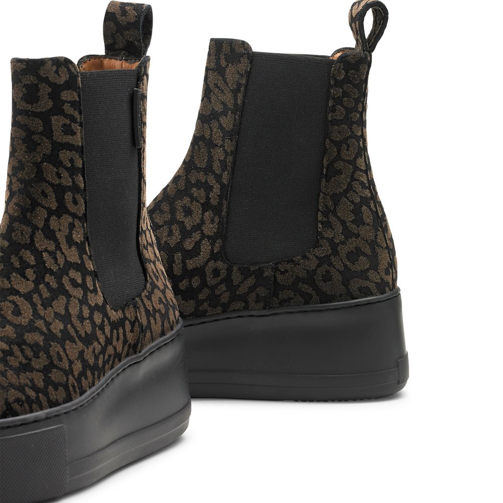 Dámské Chelsea Boty Russell & Bromley Park Way Leopard | CZ-91358P