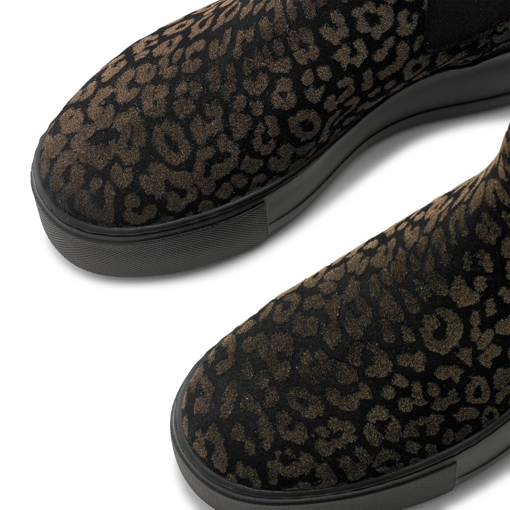 Dámské Chelsea Boty Russell & Bromley Park Way Leopard | CZ-91358P