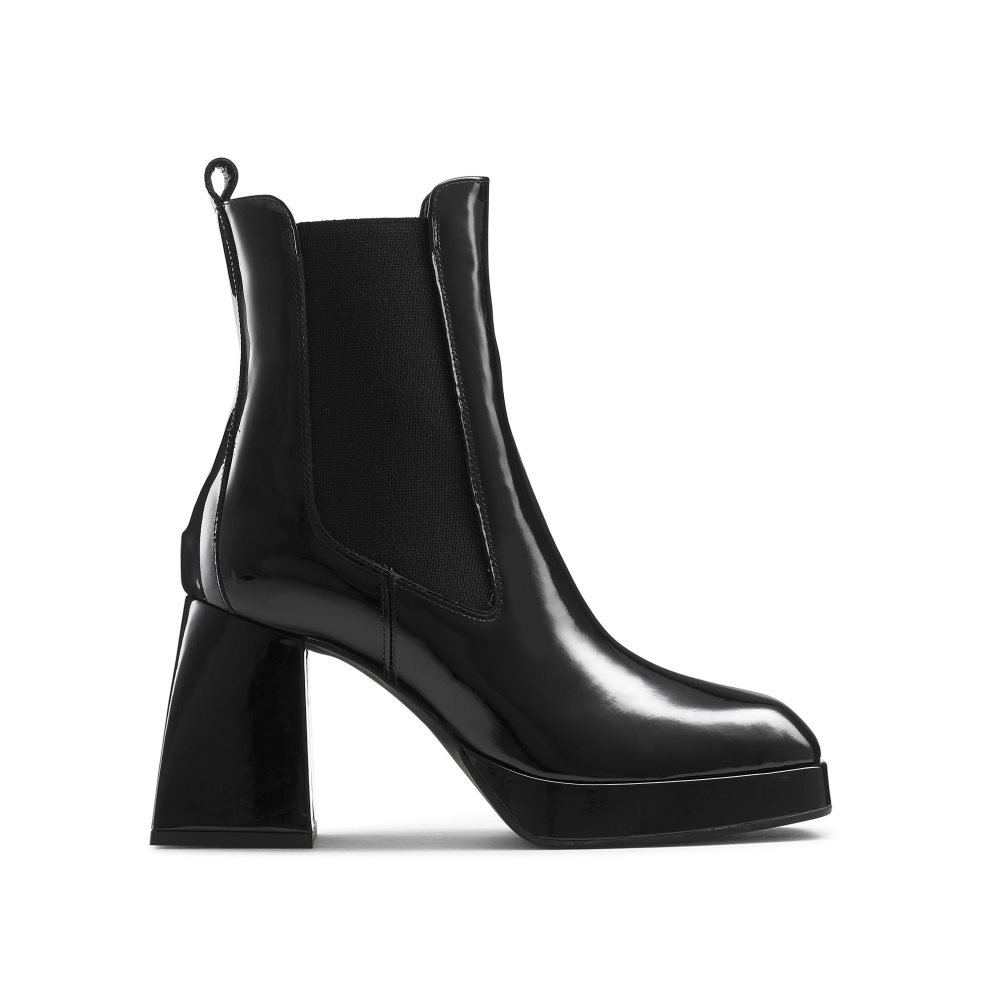 Dámské Chelsea Boty Russell & Bromley Quant Platformy Černé | CZ-41857H