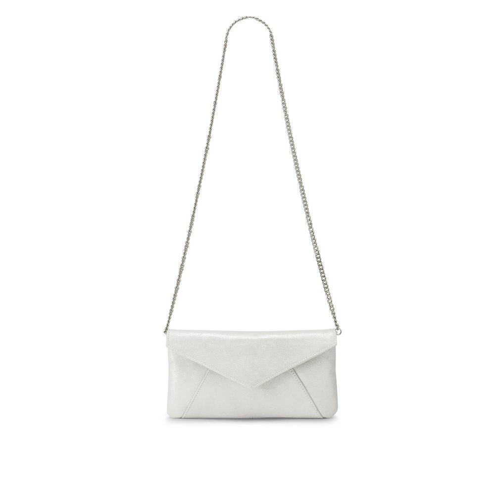 Dámské Clutch Taška Russell & Bromley Topform Envelope Stříbrné | CZ-05793S