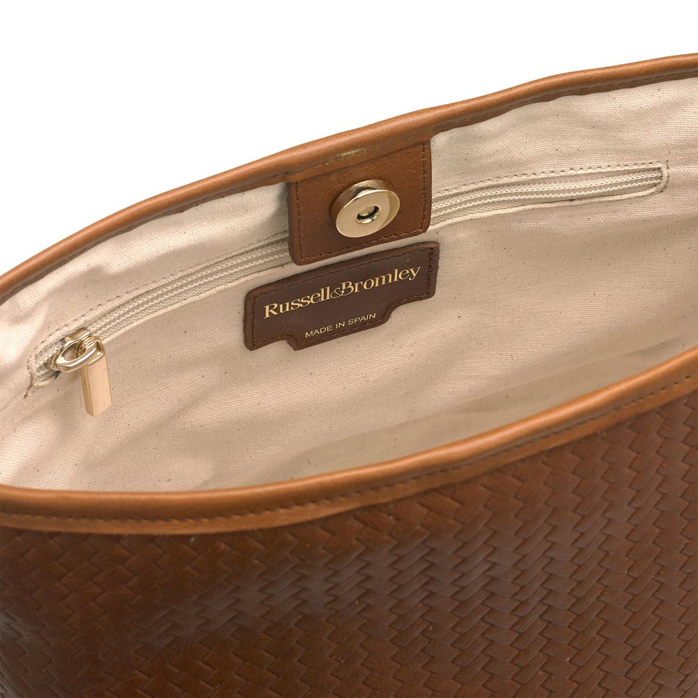 Dámské Crossbody Kabelky Russell & Bromley Getaway Soft Grab Hnědé | CZ-23084K