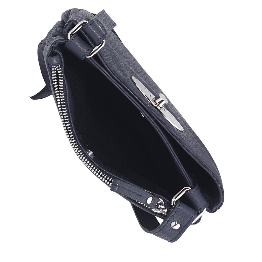 Dámské Crossbody Kabelky Russell & Bromley Lincoln Turnlock Tmavě Blankyt | CZ-24105F