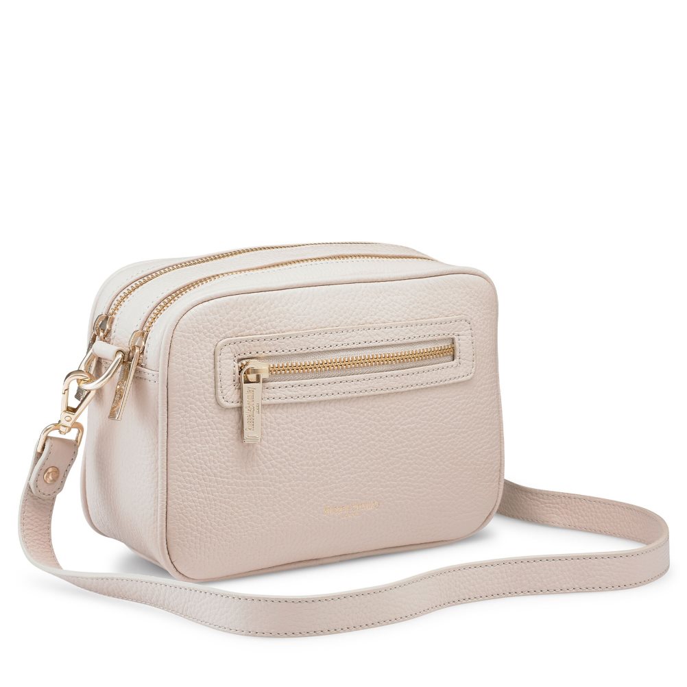 Dámské Crossbody Kabelky Russell & Bromley Dynamic Triple Zip Camera Růžové | CZ-31809U