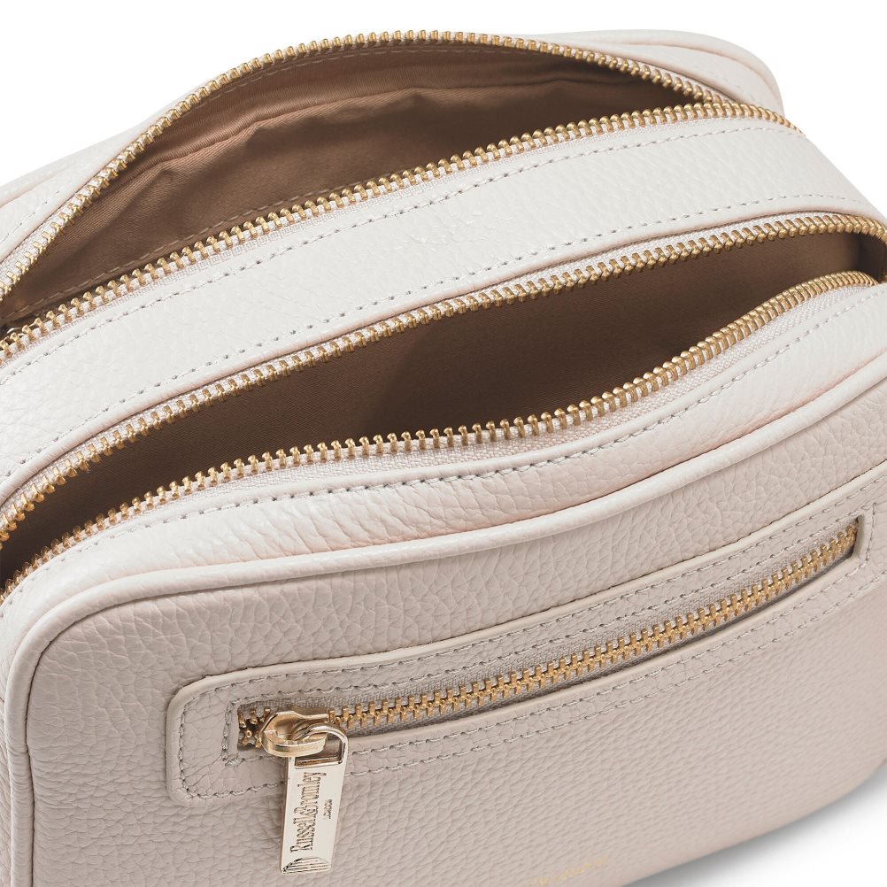 Dámské Crossbody Kabelky Russell & Bromley Dynamic Triple Zip Camera Růžové | CZ-31809U