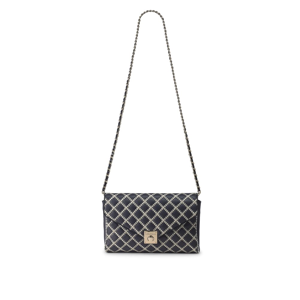 Dámské Crossbody Kabelky Russell & Bromley Seawalk Large Chain Tmavě Blankyt | CZ-39205E