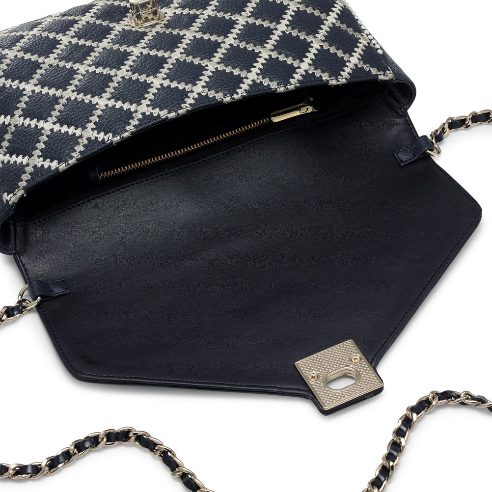 Dámské Crossbody Kabelky Russell & Bromley Seawalk Large Chain Tmavě Blankyt | CZ-39205E