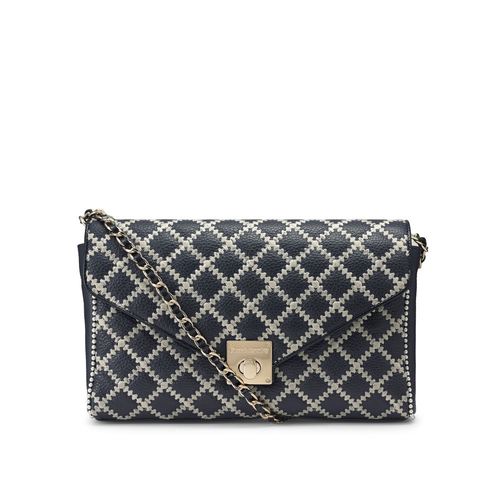 Dámské Crossbody Kabelky Russell & Bromley Seawalk Large Chain Tmavě Blankyt | CZ-39205E