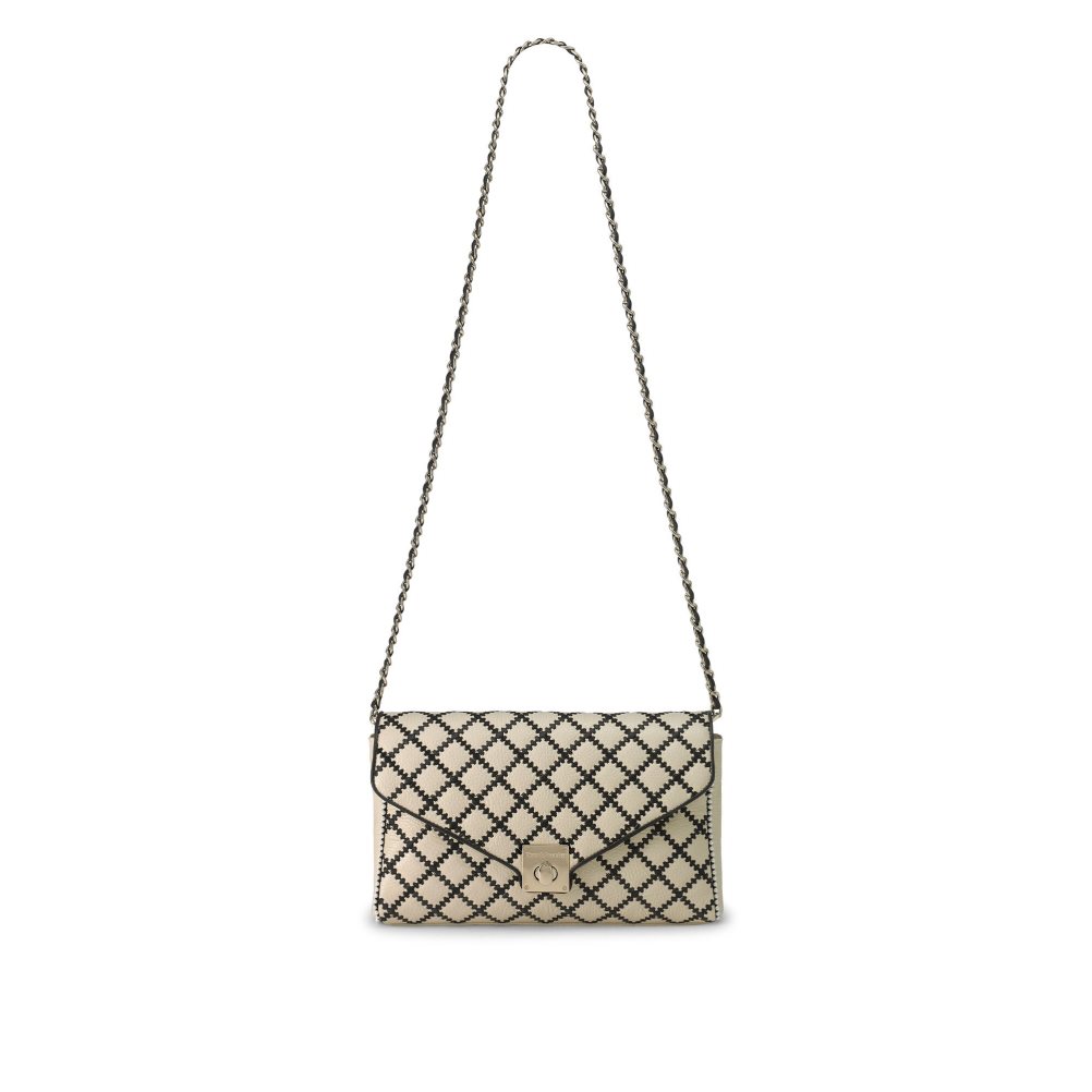 Dámské Crossbody Kabelky Russell & Bromley Seawalk Large Chain Béžový | CZ-39618I