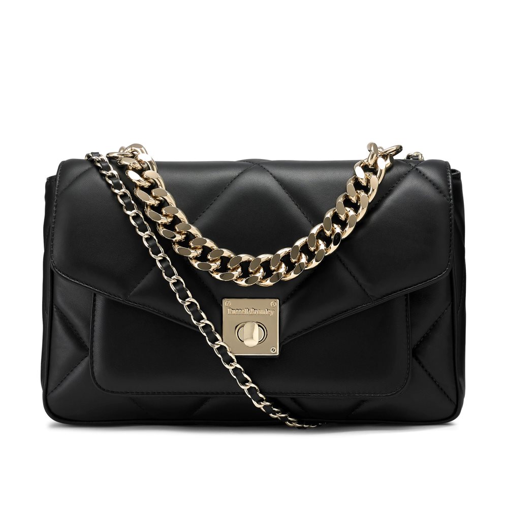 Dámské Crossbody Kabelky Russell & Bromley Quiltpuff Soft Quilted Černé | CZ-61027M