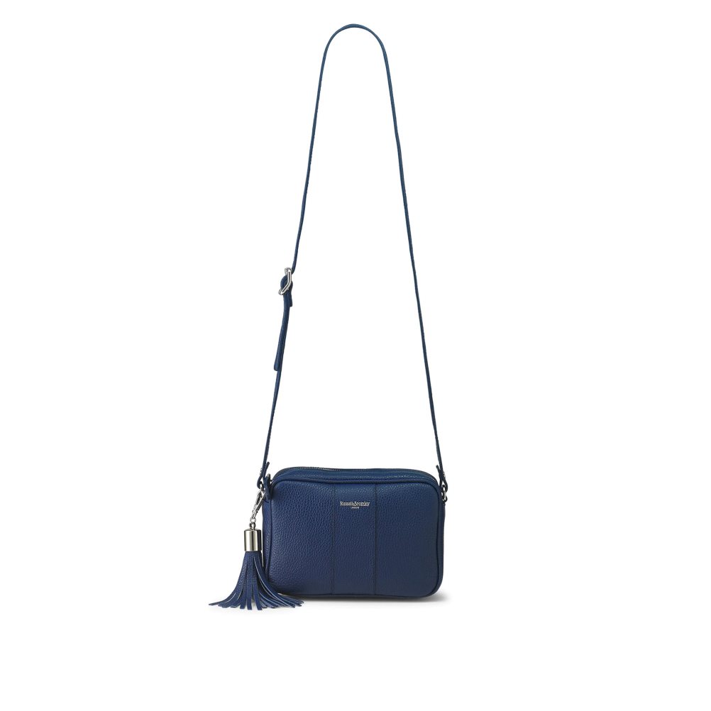 Dámské Crossbody Kabelky Russell & Bromley Rowan Camera Tmavě Blankyt | CZ-64832I