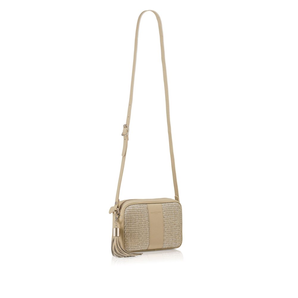 Dámské Crossbody Kabelky Russell & Bromley Rowan Camera Béžový | CZ-75328G