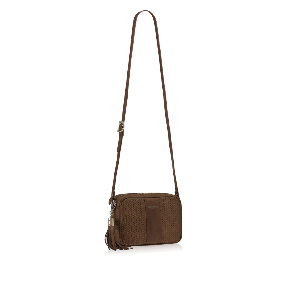Dámské Crossbody Kabelky Russell & Bromley Rowan Camera Tmavě Hnědé | CZ-91570P