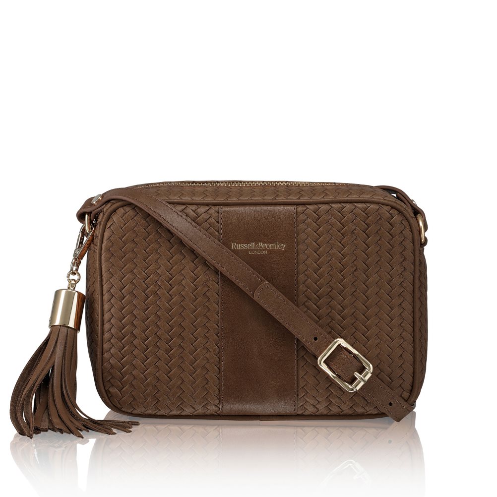 Dámské Crossbody Kabelky Russell & Bromley Rowan Camera Tmavě Hnědé | CZ-91570P