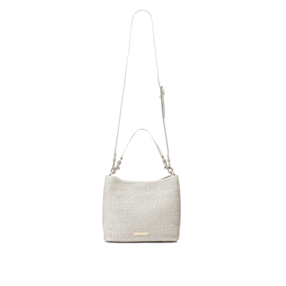Dámské Crossbody Kabelky Russell & Bromley Getaway Soft Grab Krém | CZ-95076C