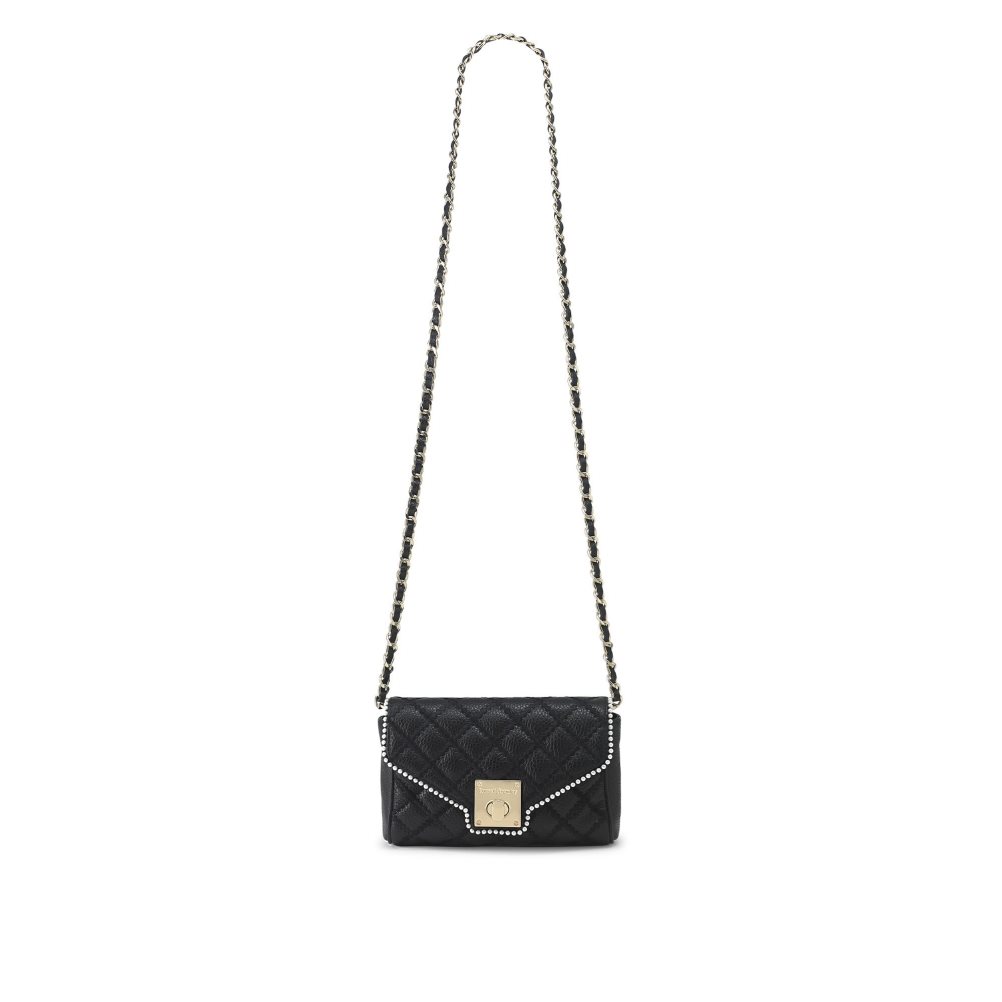 Dámské Crossbody Kabelky Russell & Bromley Promenade Pearl Trim Černé | CZ-98265I