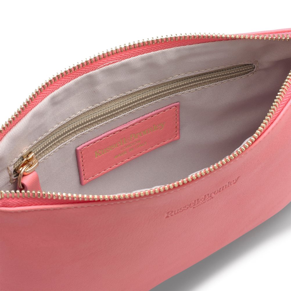 Dámské Kabelky Přes Rameno Russell & Bromley On Point Chain Zip Pouch Růžové | CZ-26180L