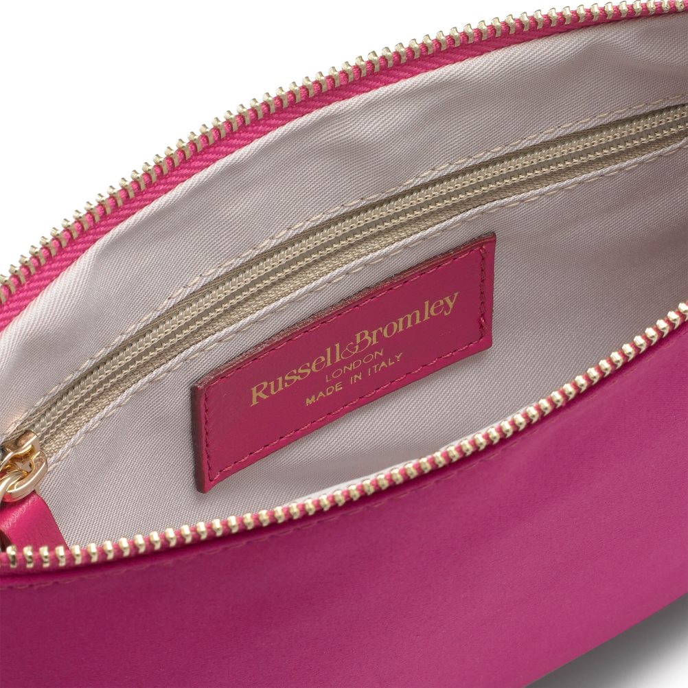 Dámské Kabelky Přes Rameno Russell & Bromley On Point Chain Zip Pouch Růžové | CZ-27950K