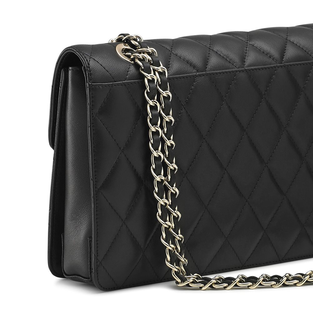 Dámské Kabelky Přes Rameno Russell & Bromley Quiltchain Large Chain Černé | CZ-34501K