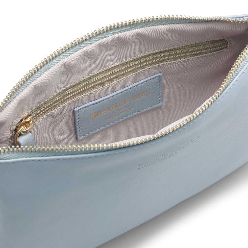 Dámské Kabelky Přes Rameno Russell & Bromley On Point Chain Zip Pouch Světle Blankyt | CZ-37018Q