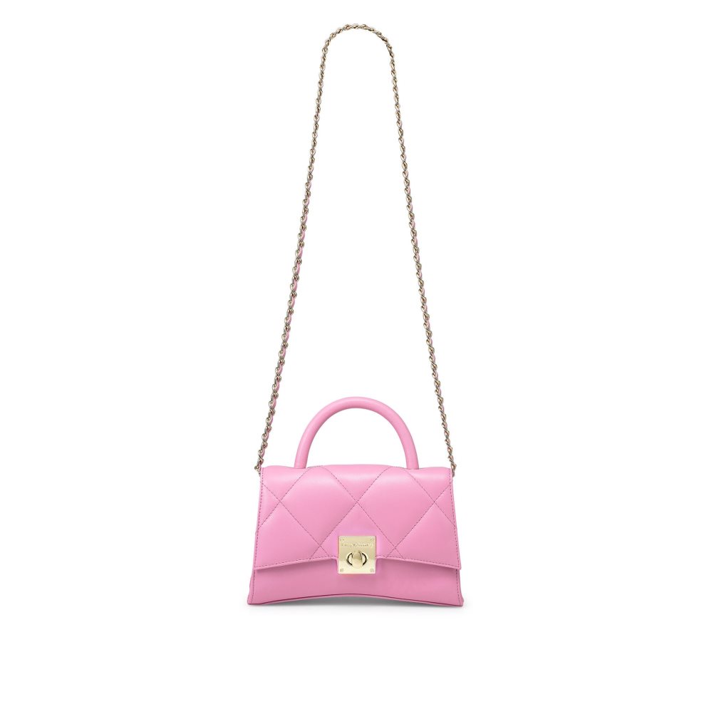 Dámské Kabelky Přes Rameno Russell & Bromley On The Rocks Grab Růžové | CZ-72468P