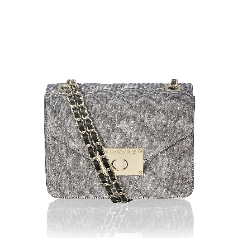 Dámské Kabelky Přes Rameno Russell & Bromley Quiltpurse Boxy Chain Šedé | CZ-82316K
