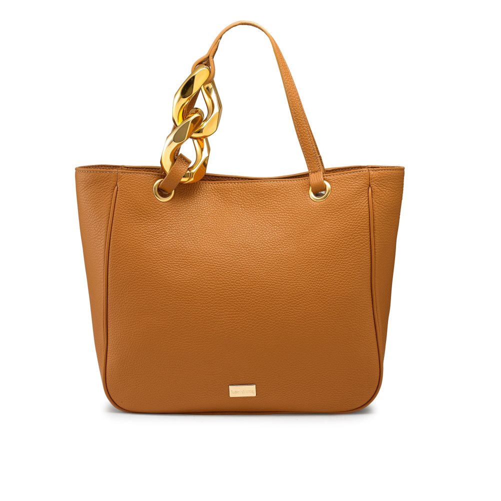 Dámské Kabelky Russell & Bromley Chainy Chain Detail Top Hnědé | CZ-18720C
