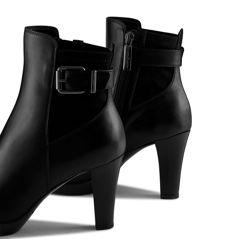 Dámské Kotníkové Boty Russell & Bromley Raindrop Platformy Černé | CZ-21659J