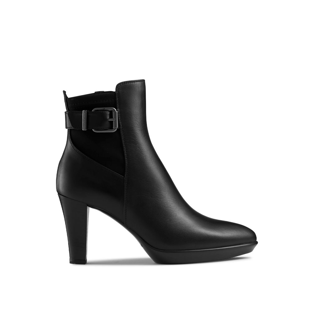 Dámské Kotníkové Boty Russell & Bromley Raindrop Platformy Černé | CZ-21659J